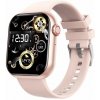 Kronus KR57, inteligentné hodinky, silikónový remienok, ružová farba KR57 silicon pink