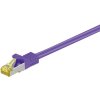 S/FTP (PiMF) Patchkábel LSOH 7.5m, cat.7, fialový, Cu