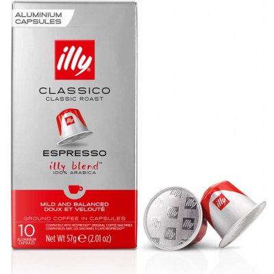 Illy Classico pre Nespresso kávové kapsule 10 ks od 4,74 € - Heureka.sk
