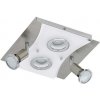 Briloner | Briloner 3582-042 - LED Stropné svietidlo RIPOSO 2xLED/5W/230V + 2xGU10/3W | BL0725