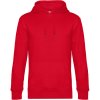 B&C Mikina B&C KING Hooded s kapucí, pánská COT01U02K00404-red XL Červená