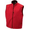 James & Nicholson | JN 136, Pánska 3-vrstvová softshell vesta, červená, XL