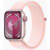 Apple Watch S9 Cell/41mm/Pink/Sport Band/Light Pink MRJ13QC/A