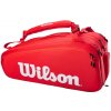 Taška na rakety Wilson Super Tour 15 Pack Red