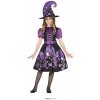 Fialová čarodejnica s klobúkom - věk 3 - 4 roky - 95 - 115 cm