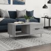 vidaXL Konferenčný stolík sivý sonoma 90x50x40cm kompozitné drevo 829210