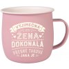 Outdoorový hrnček ALBI VÝNIMOČNÁ ŽENA Ružová,Žltá