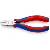 KNIPEX Kliešte cvikacie bočné pre elektroniku 77 02 130