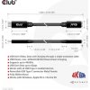 Club3D CAC-1529 Prodlužovací USB-C, 4K 60Hz (M/F), 2m