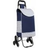 Nákupná taška na 6 kolieskach Kono Travel termoizolačná - navy - 31L
