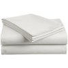 Simontex bavlnené prestieradlo Lux biele 140 × 240 cm