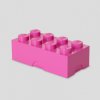 LEGO® box na svačinu 100 x 200 x 75 mm růžový