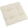 BELLATEX Sedák LADA 41/003 prešívaný 40 × 40 cm, smotanová Uni