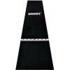 ONE80 Gumený koberec pred terč s drevenou hranicou hodu 62 cm, čierno-biely