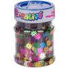 Flitrové konfety Astra Creativo – kvety, mix farieb 100 g, 335114004