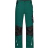 DAIBER JN 832 / Pánske pracovné nohavice, predĺžené - dark green/black 48