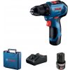 BOSCH aku. vŕtací skrutkovač GSR 12V-30 2x2,0Ah v kufríku 06019G9000