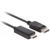 LANBERG DISPLAYPORT(M) V1.1 ->HDMI(M) KABEL 3M ČERNÝ CA-DPHD-11CC-0030-BK