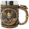 MystiCalls XL Korbel Hromovládce – Bůh Thor a Kladivo Mjölnir, 500 ml, s kovovým vnitřkem