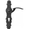 Dverové kovanie Lienbacher Bern (patina), kľučka-kľučka, Otvor pre obyčajný kľúč BB, Lienbacher kované, 72 mm