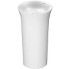 Duravit White Tulip - Voľne stojace umývadlo, 500x500x900 mm, bez otvoru na batériu, biela 2702500070