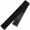 FIXED Nylon Strap so šírkou 22mm pre smartwatch reflexne čierna FIXNST-22MM-REBK
