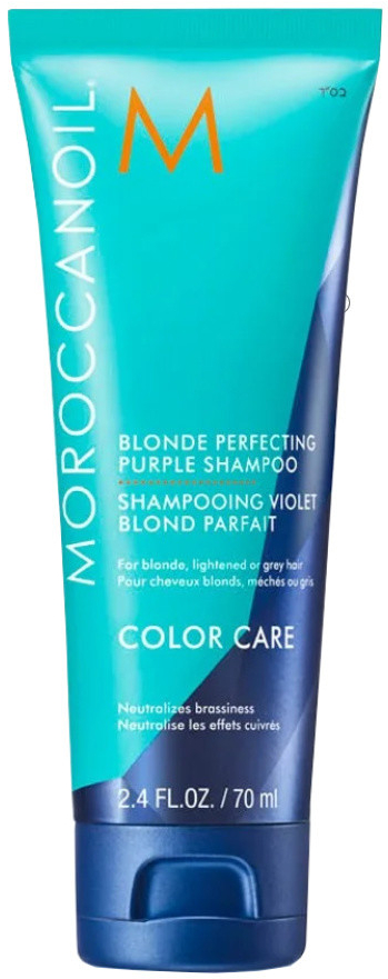 Moroccanoil Blonde Perfecting Neutralizačný šampón pre blond vlasy 70 ml