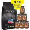 DOLINA NOTECI Piper Animals s jahňacím mäsom 12kg + Krmivo pre mäso Leopold 6x500g