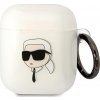 Karl Lagerfeld Karl Lagerfeld KLA2HNIKTCT AirPods 1/2 kryt průhledný Karl`s Head