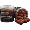 SQUAT CARP - Rozpustné neutrálne vyvážené boilies Active Wafters Bloody Mullberry 24 mm 150 g