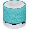 BEZDRÔTOVÝ MINI PRENOSNÝ BLUETOOTH REPRODUKTOR USB SVIETIACI LED MODRÝ