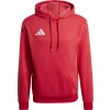 Pánska mikina adidas, ENTRADA 26 HOODY Červená,Biela, XXL