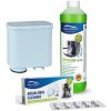 Aqualogis Sada pre Saeco Philips AL-Clean 1 ks, Verde 750 ml, Cleaneo 10 tabliet - odvápňovač - čistič - vodný filter pre kávovar