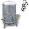 Pozinkovaná tlaková nádoba HVP 200 Hydro - Vacuum 200L / 9 Bar s vodoznakom - 9 - 6 - 200 - 2,5 plášť - 3,0 sedlo - 50 - 550 - 2 x 5/4