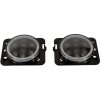 Sada LED bočných obrysoviek, Dymové, Lem blatníka, Jeep Wrangler JK, serie HALO