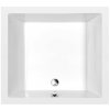 Polysan DEEP hlboká sprchová vanička obdĺžnik 100 x 90 x 26 cm, biela 72340