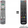 Predátor Panasonic N2QAYB000572 náhradný diaľkový ovládač iného vzhľadu