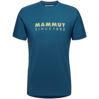 Pánske tričko Mammut Trovat T-Shirt Men Logo Veľkosť: L / Farba: modrá