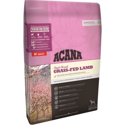 Kvalitné granule krmivo pre psov s jahňacím mäsom Acana Grass-Fed Lamb Hmotnosť balenia: 11,4 kg