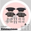 ZIMMERMANN Sada brzdových platničiek kotúčovej brzdy 24563.165.2
