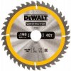 DeWALT DT1945 Pílový kotúč CONSTRUCTION, 190 x 30 mm, 40 zubov