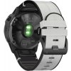 Kožený športový QuickFit remienok pre Garmin 22mm - Svetlosivý IR-AWGW-0558