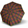 Derby Hit Mini Check deštník skládací hnědý