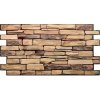 Obkladové panely 3D PVC TP10006921, cena za kus, rozmer 980 x 498 mm, kameň prírodný, GRACE