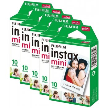 FujiFilm Instax Mini Instant Film Glossy 50ks od 38,8 € - Heureka.sk