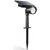 Philips Ashlyn UltraEfficient vonný solárny zemníLED reflektor 1,4W 150lm 2700K IP44, černá