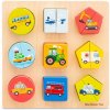 New Classic Toy vkládací puzzle dopravní prostředky