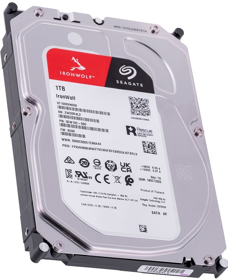 Seagate IronWolf 1TB, ST1000VN008