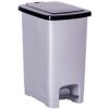 Kôš odpadkový s pedálom 10L šedý CK-4280