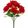Kytica ruža červená 36cm 208242C - Umelé kvety